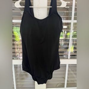 Lands End 16D black high coverage one piece